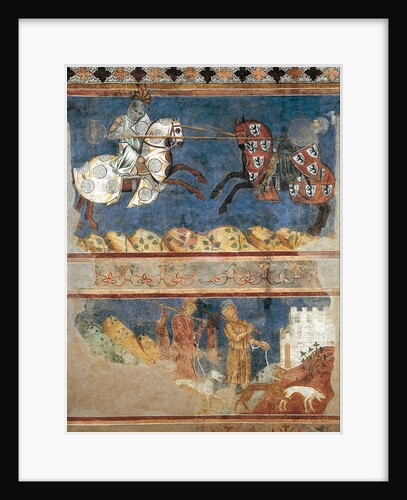 Tournament and Hunting Scenes, 1289 by Azzo di Masetto