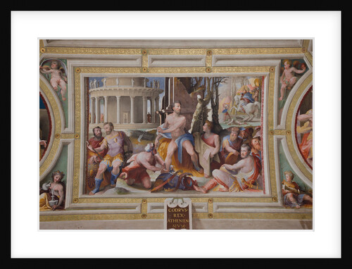 The Sacrifice of Codrus, King of Athens (Public Virtues of Greek and Roman Heroes), 1529-1535 by Domenico Beccafumi