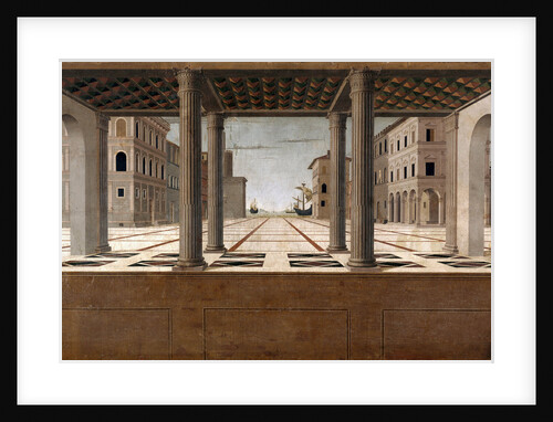 Architectural Veduta, c. 1490 by Francesco di Giorgio Martini