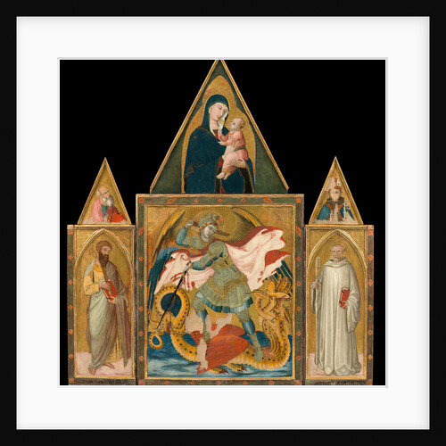 Rofeno Abbey Poliptych, 1330-1335 by Ambrogio Lorenzetti
