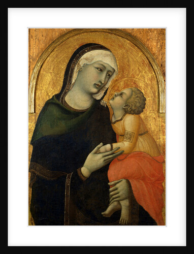 Madonna with Child by Pietro Lorenzetti