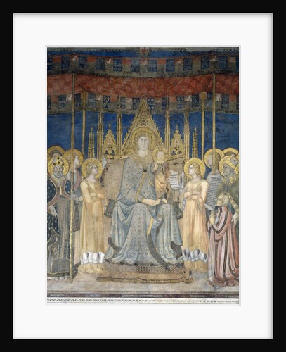 Maestà, 1317 by Lippo Memmi
