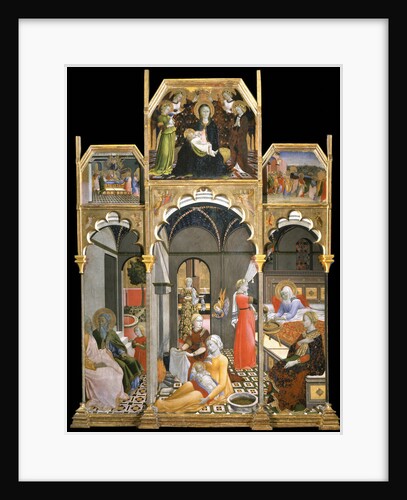 The Birth of the Virgin (Scenes from the Life of the Virgin), 1437-1439 by Sano di Pietro