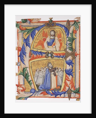 Christ appearing to David and a group of Camaldolese monks, 1390-1410 by Andrea di Bartolo