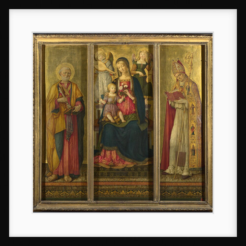 Virgin and Child with Saints Peter and Nicholas, 1479 by Benvenuto di Giovanni