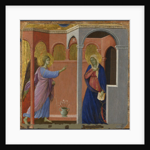 The Annunciation, ca 1308-1311 by Duccio di Buoninsegna