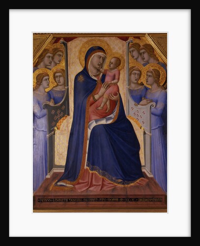 Madonna and Child Enthroned with Angels, 1340 by Pietro Lorenzetti