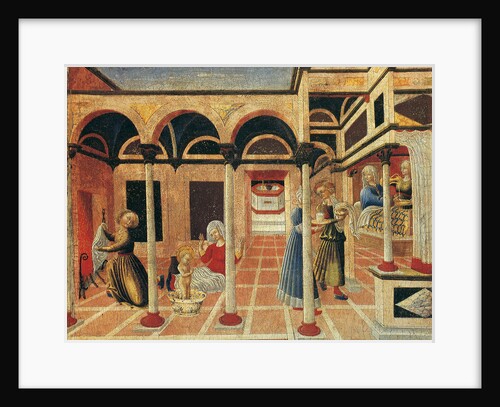 Birth of Saint Nicolas of Bari, 1430s by Pietro di Giovanni d'Ambrogio