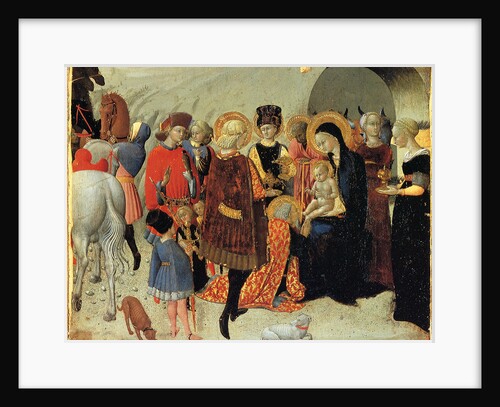 The Adoration of the Magi, ca 1435 by Sassetta