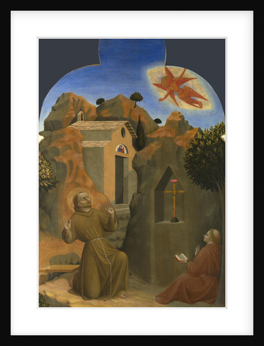 The Stigmatisation of Saint Francis (From Borgo del Santo Sepolcro Altarpiece), 1437-1444 by Sassetta