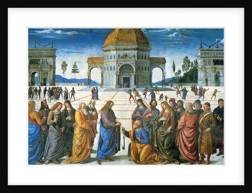 Delivery of the Keys to Saint Peter, 1481 by Perugino