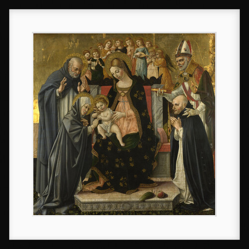 The Mystic Marriage of Saint Catherine of Siena, c.1490-1495 by Lorenzo d'Alessandro