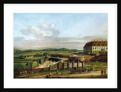 The Castle of Schlosshof seen from north, Between 1758 and 1761 by Bernardo Bellotto