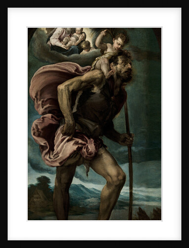 Saint Christopher, 1559 by Jacopo il vecchio Bassano