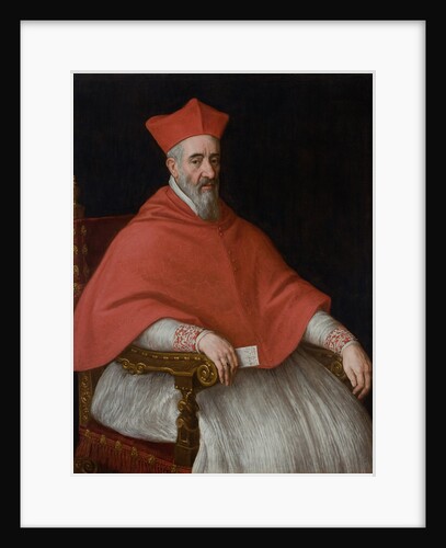 Portrait of a Cardinal Giovanni Dolfin by Leandro Bassano