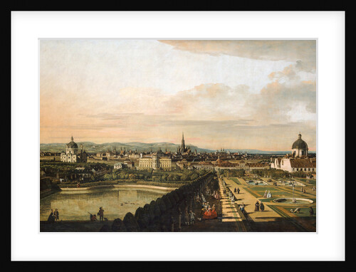 Vienna Viewed from the Belvedere Palace, 1759-1760 by Bernardo Bellotto