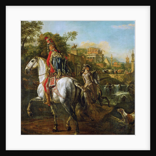 Equestrian Portrait of a Hussar Officer, 1773 by Bernardo Bellotto