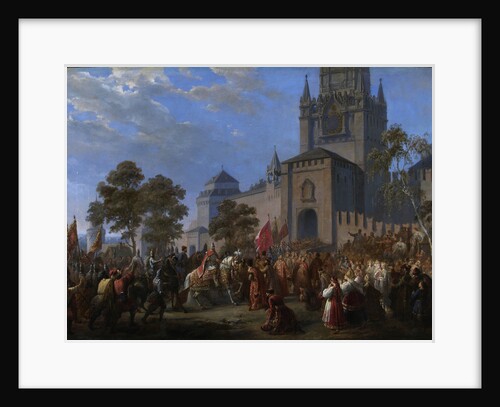 The national uprising of Kuzma Minin and Count Dmitry Pozharsky, 1856 by Cosroe Dusi