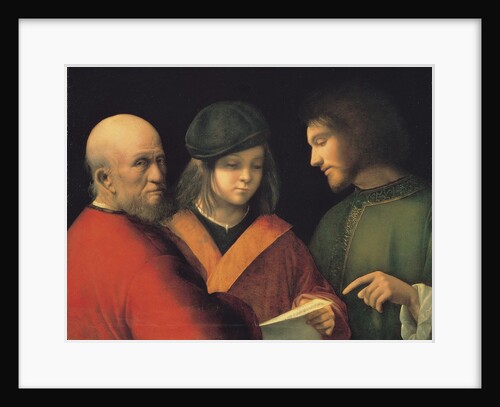 The Three Ages of Man (Reading a Song), c. 1501 by Giorgione