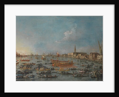 The Bucintoro Festival of Venice, Mid of the 18th cen by Francesco Guardi