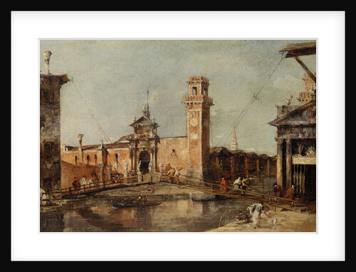 The Entrance to the Arsenal in Venice, after 1776 by Francesco Guardi