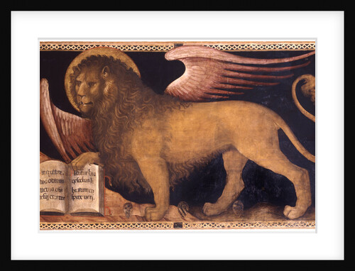 The Lion of Saint Mark by Jacobello del Fiore