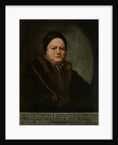 Portrait of the painter Pietro Liberi by Marco Liberi