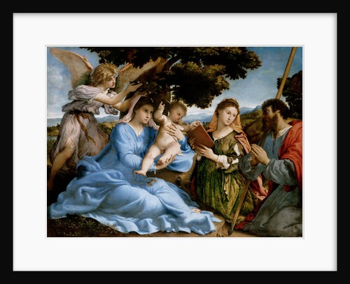 Madonna and Child with Saints Catherine and James the Great, 1527-1533 by Lorenzo Lotto