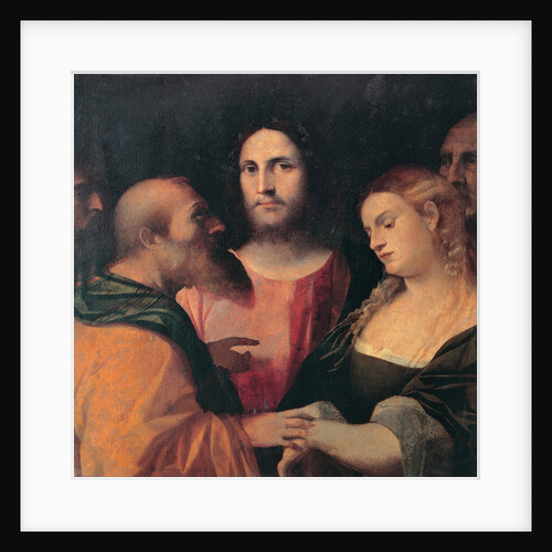 Christ and the Woman Taken in Adultery, 1525-1528 by Jacopo Palma il Vecchio the Elder
