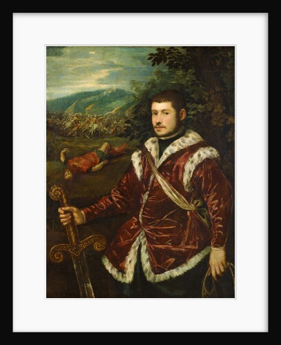 Portrait of a Young Man as David, ca 1555 by Jacopo Tintoretto