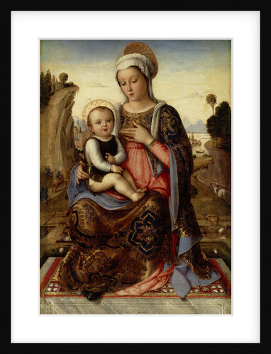 Virgin and child, 15th century by Venetian master