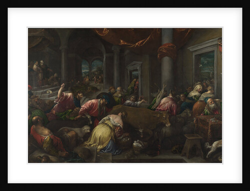 The Purification of the Temple, c. 1580 by Jacopo il vecchio Bassano