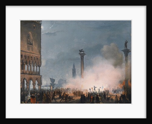 Arrival of Empress Elisabeth of Austria in Venice by Ippolito Caffi