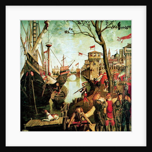 Arrival of Saint Ursula in Cologne During the Siege by the Huns (The Legend of Saint Ursula), 1490 by Vittore Carpaccio