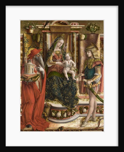 La Madonna della Rondine (The Madonna of the Swallow), after 1490 by Carlo Crivelli
