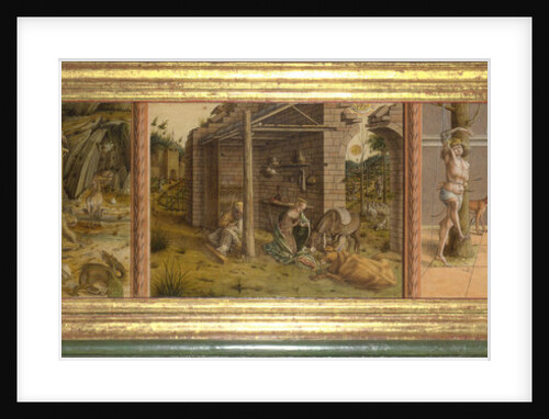 Predella of La Madonna della Rondine (The Madonna of the Swallow), after 1490 by Carlo Crivelli