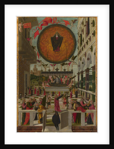 The Dormition and Assumption of the Virgin, 1488 by Gerolamo da Vicenza