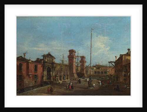 Venice. The Arsenal, 1755-1760 by Francesco Guardi