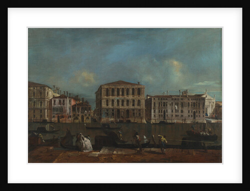 Venice. The Grand Canal with Palazzo Pesaro, 1755-1760 by Francesco Guardi