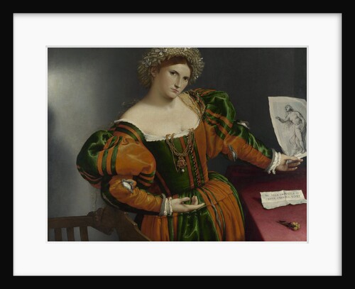 Portrait of a Woman inspired by Lucretia, ca 1530 by Lorenzo Lotto