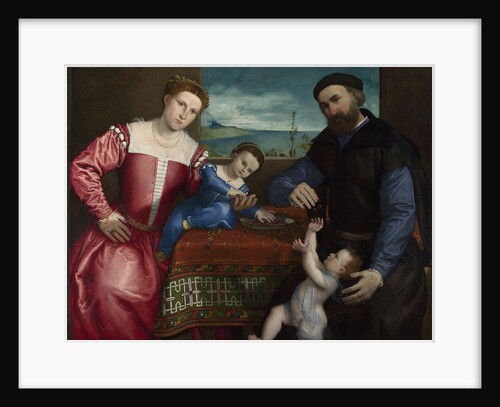 Portrait of Giovanni della Volta with his Wife and Children, 1547 by Lorenzo Lotto