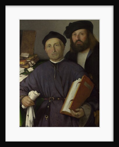 The Physician Giovanni Agostino della Torre and his Son, Niccolò, ca 1515 by Lorenzo Lotto