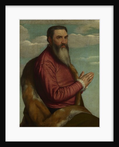 Praying Man with a Long Beard, ca 1545 by Moretto da Brescia