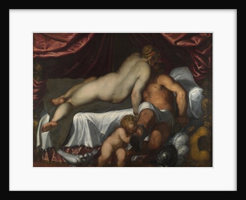 Mars and Venus, ca 1590 by Jacopo Palma il Giovane the Younger