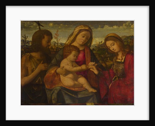 The Virgin and Child with Saints John the Baptist and Catherine, 1504 by Andrea Previtali