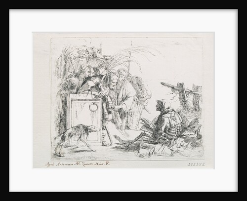 The visit at the death by Giambattista Tiepolo