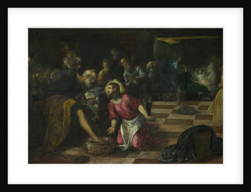 Christ washing the Feet of the Disciples, ca. 1575 by Jacopo Tintoretto