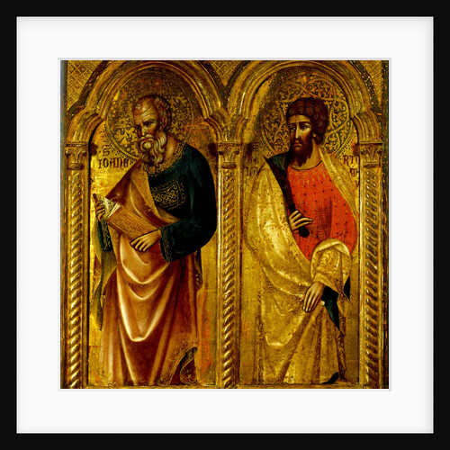 Apostles Saint James and Saint Bartholomew, ca 1345 by Paolo Veneziano