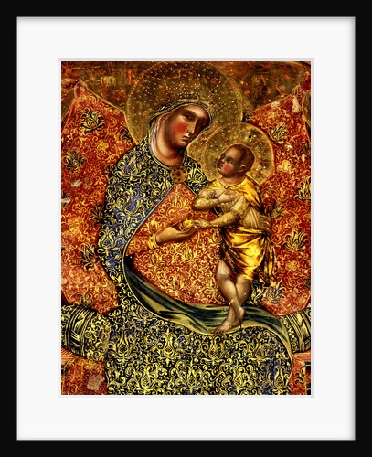 Madonna and Child Enthroned with two Angels by Paolo Veneziano