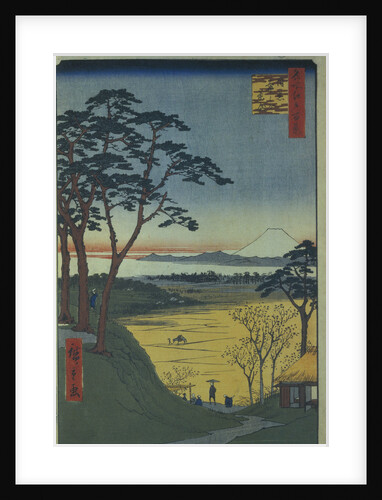 Grandpas Teahouse in Meguro by Utagawa Hiroshige